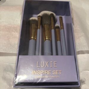 NIB Luxie Dreamcatcher Inspire Face & Eye Makeup Brush Set 6 piece